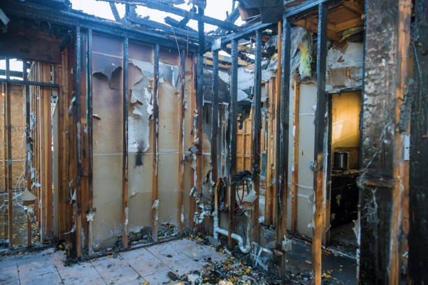 Professional Emergency Fire Damage Restoration technician working in Fort Myer, VA